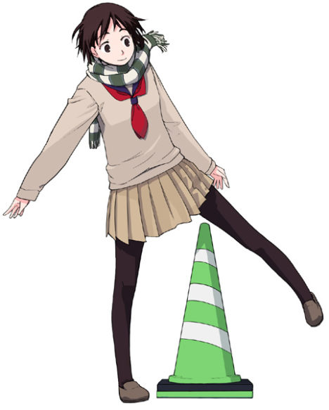 schoolgirl-with-traffic-cone-by-tokai-knight