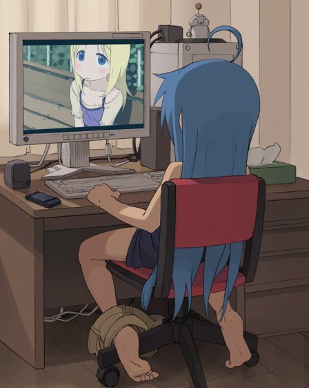 2.5% of Japanese 11 Year Olds Often Play Eroge? Konata is a little older but...