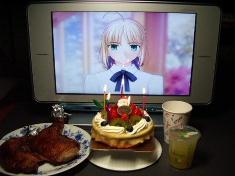saber-dines-with-ronery-otaku