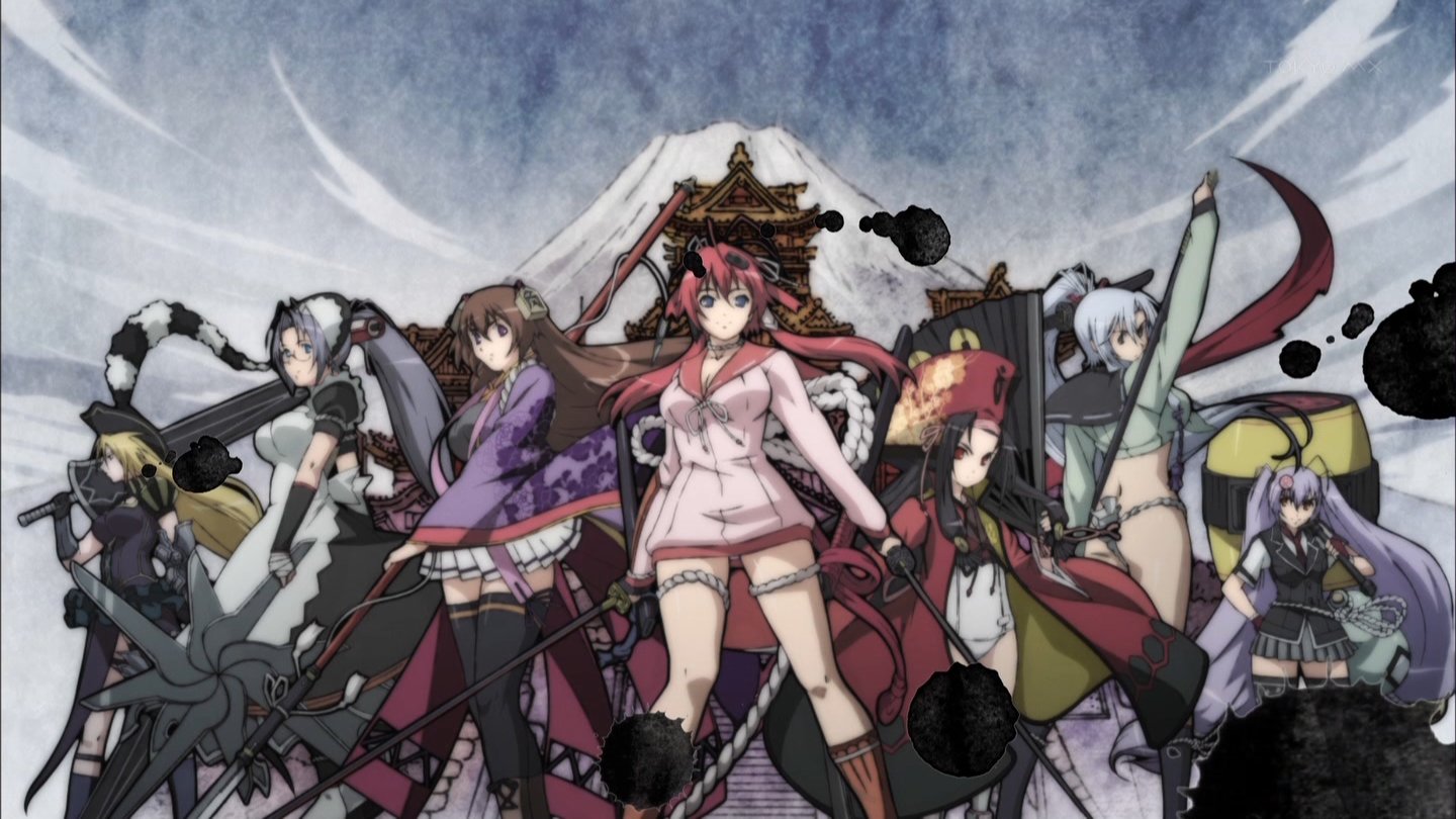Hyakka Ryoran Samurai Girls Ero-Anime Extreme.