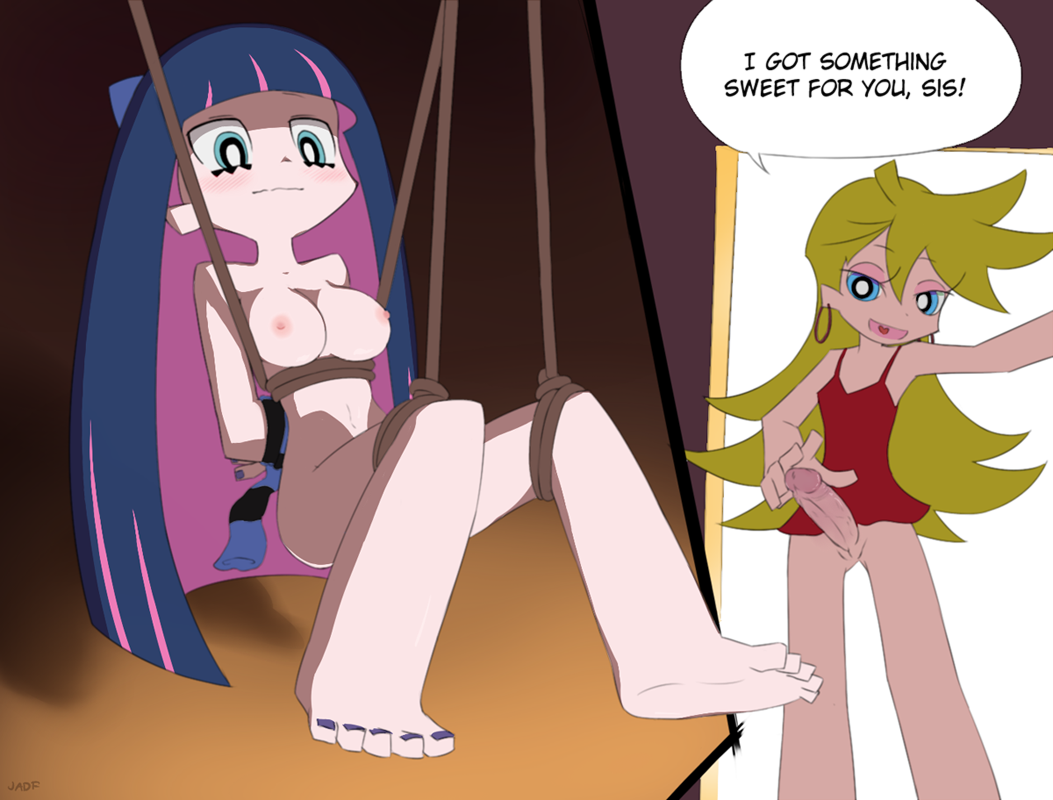 Panty and stocking with garterbelt nude