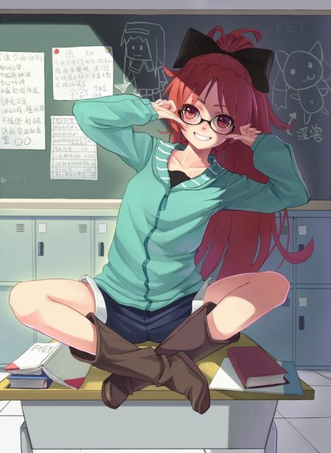 Kyouko-Megane-by-fkey-and-zengxianxin