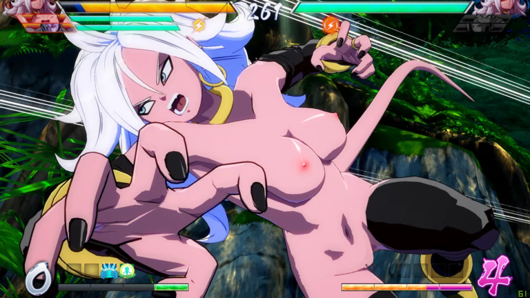 Dragon Ball Fighterz Nude Mod Strips Android 21 Sankaku Complex