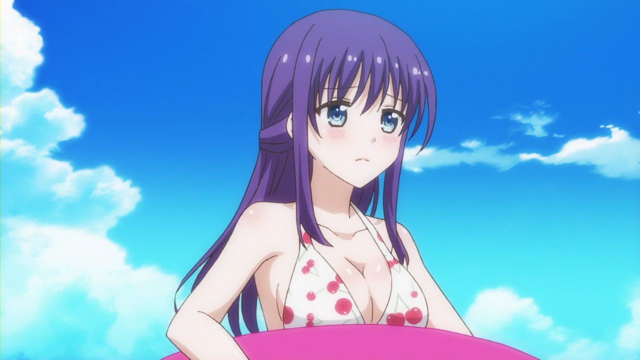 Ao-chan Benkyou ga Dekinai Loses a Bikini at the Beach.