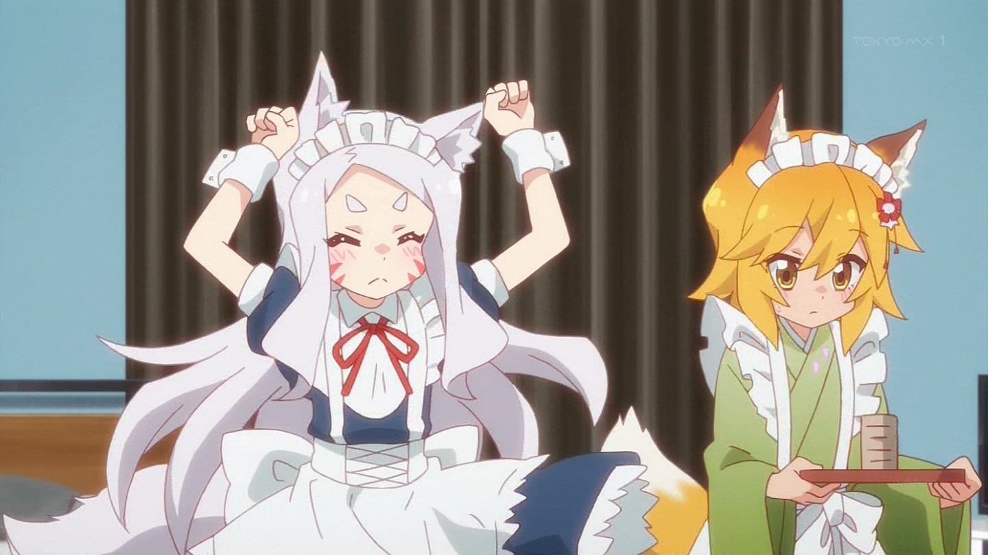 Fox Girl Maids Making Sewayaki Kitsune no Senko-san Cuter Still.