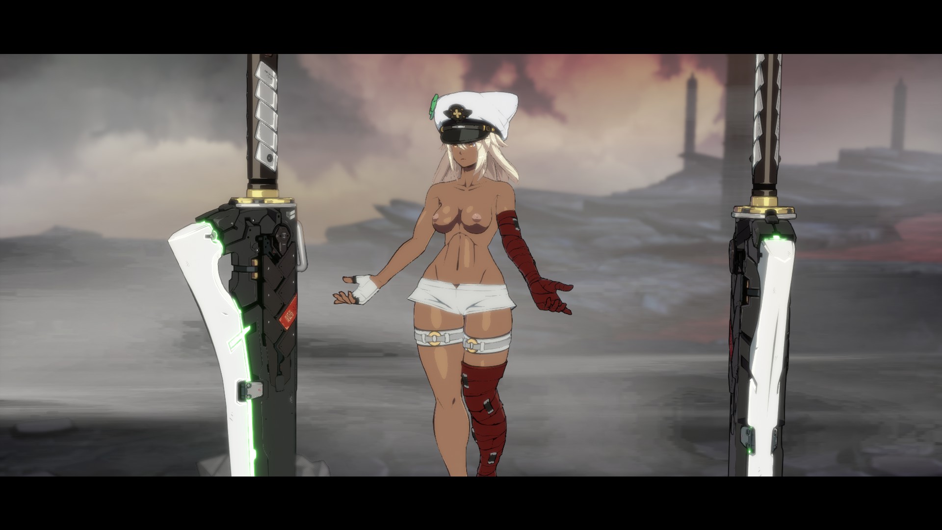Guilty Gear -Strive- Ramlethal Bikini Mod Available, Nude Mod Coming.